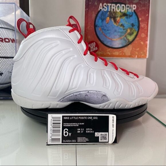 🆕 Nike Little Posite One GS 'USA Moon' - Womens 7.5 - Picture 2 of 13